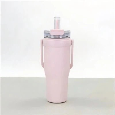 Стакан с вакуумной изоляцией на 40 унций и соломинкой